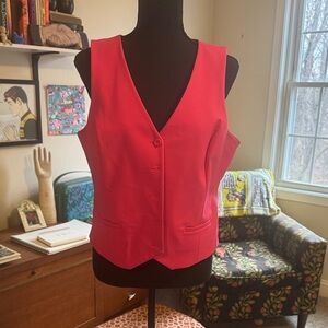 Nicole Miller Pink Sleeveless Vest Top